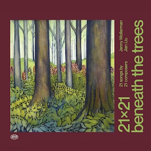 CD cover showing painting of trees